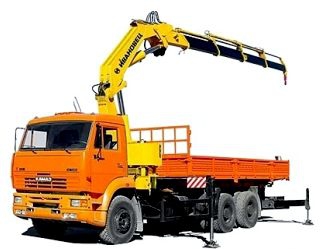 Кран на вантажний автомобіль