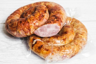 Колбаса домашняя: румяная и душистая вкуснотища