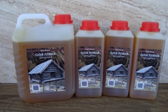 Лляна олія для обробки дерева продається тут!