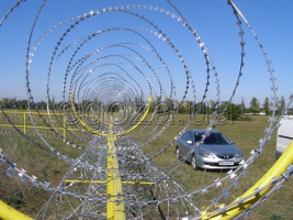 Загороди армовані колюче-стрічкові з колючого дроту Єгоза