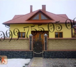 Забор из кирпича — заказать на ogorozhi.ub.ua