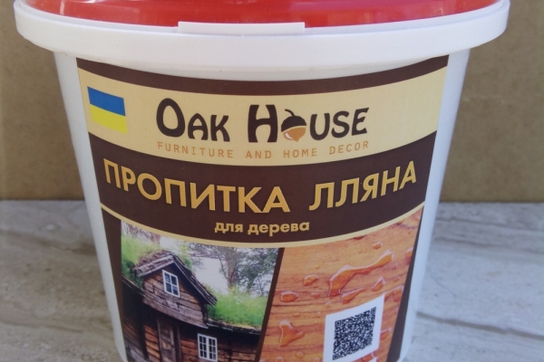 Лляна олія з бджолиним воском - ефективний засіб захисту дерева
