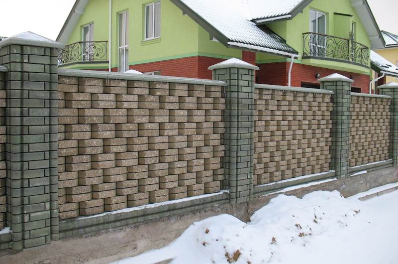 Заборы из кирпича с бесплатной доставкой в Луцке, Львове