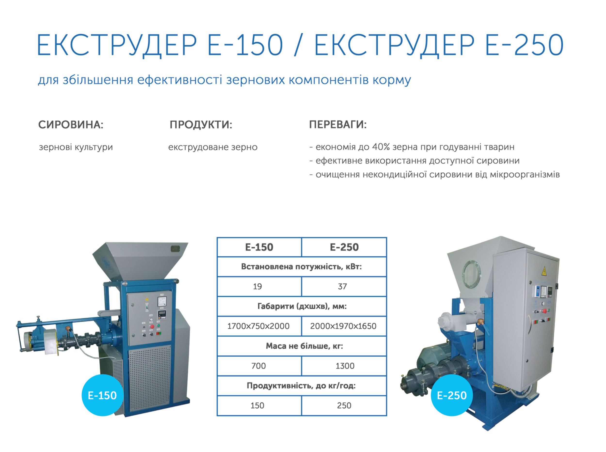 Купити екструдер Е-250 Bronto!