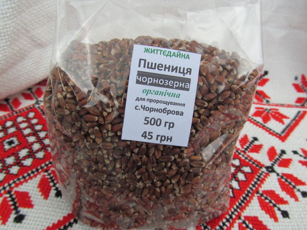 Пшениця чорнозерна органічна недорого