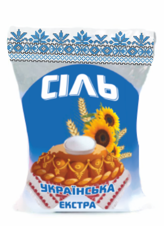 Сіль харчова фасована дрібного помолу