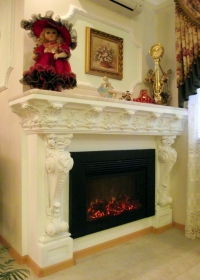 We build the gypsum fireplaces.Artistical works,gypsum moulding!