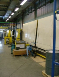Склопакетна лінія Lenhardt 1600 Х 2500 з газ пресом і роботом герметизації
