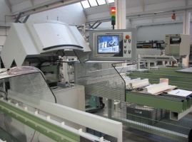Распиловочный центр Haffner SBA-1 с тремя пильными дисками