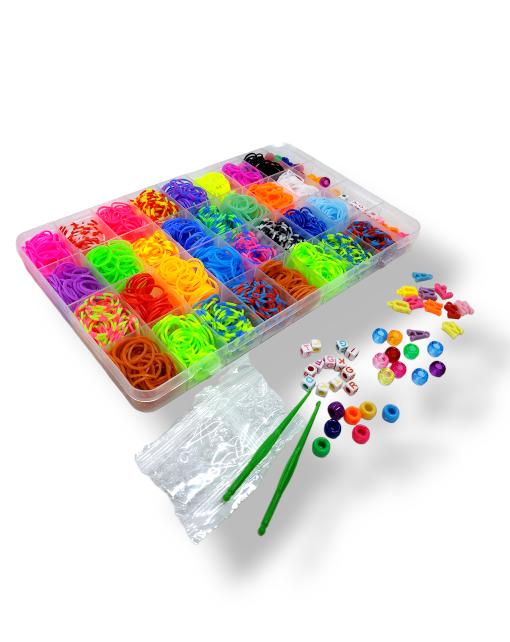 Резинки для плетения Rainbow Loom Bands(Лум Бэндс) восьмерки, розовый, 1000шт