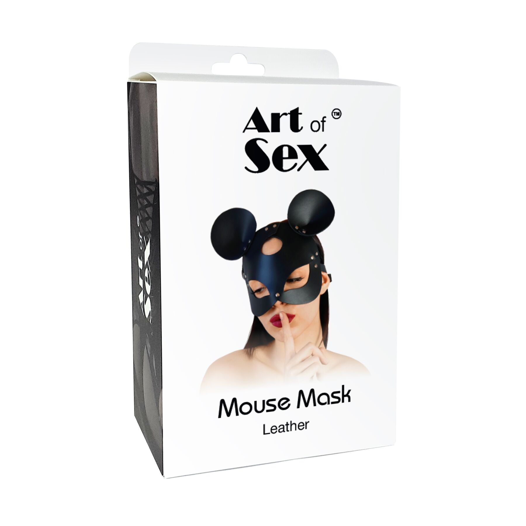 Кожаная маска мышки Art of Sex - Mouse Mask, цвет Красный, цена 721,05 грн,  купить на UB.UA • UB.UA