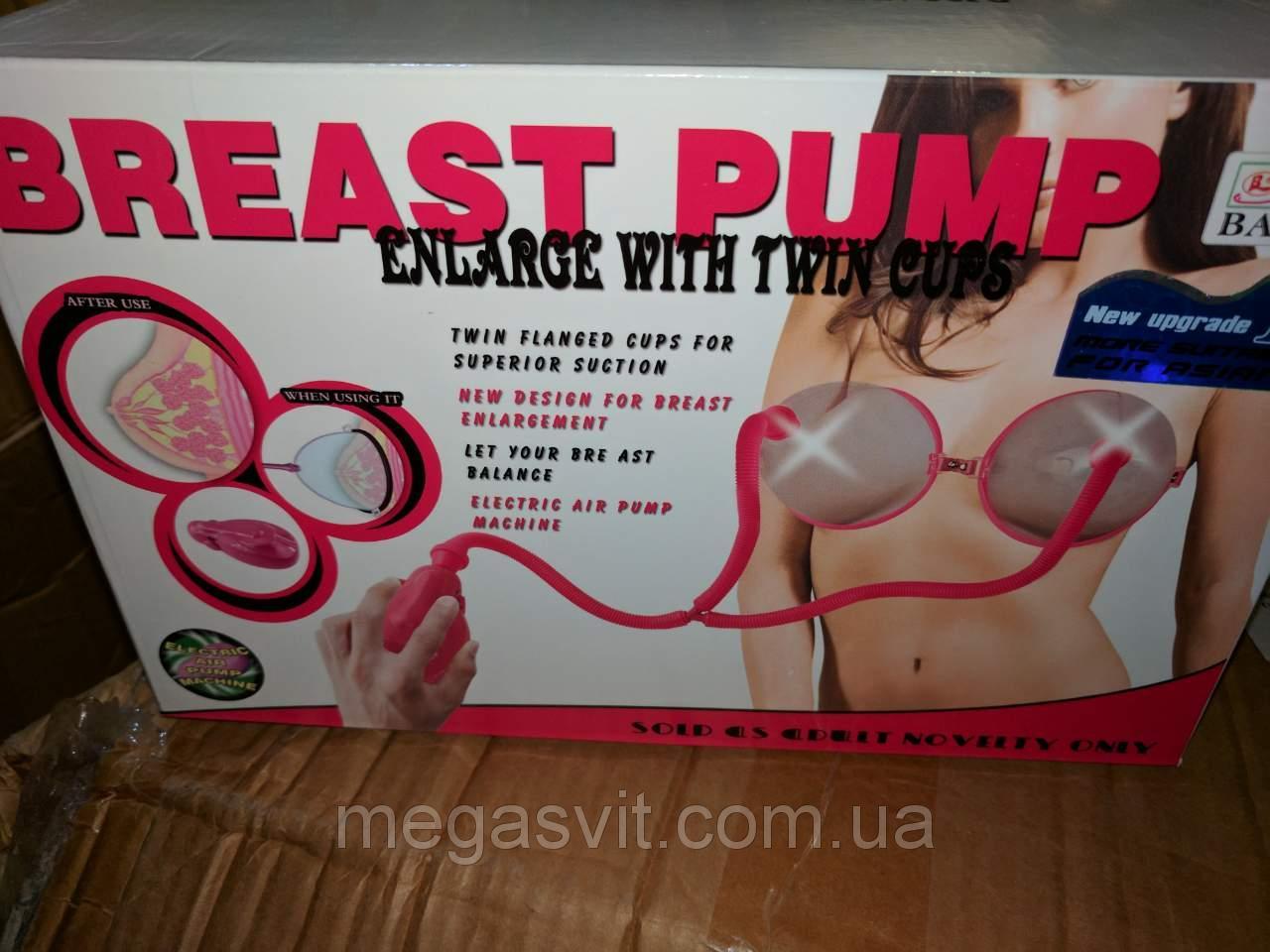 Вакуумная помпа для груди «Breast Pumps», красная, Erozon PW001-1