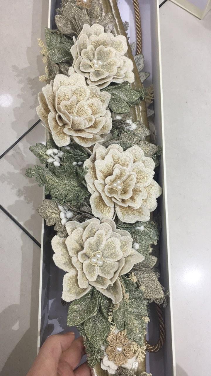 Цветы из ткани для штор (67 фото)