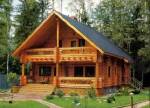 We build houses made from glued laminated timber. Quickly and efficiently