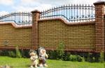 Пропонуємо паркани з цегли у Львові (Західна Україна)