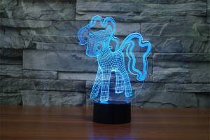 3d svetilnik my little pony