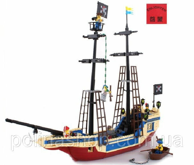 Конструктор BRICK 311 Пиратский корабль, цена 488 грн, купить на