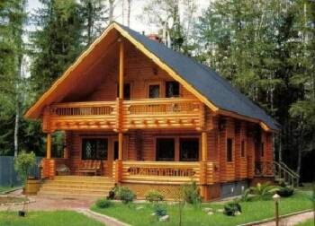 We construct wooden log houses, saunas, steam-baths