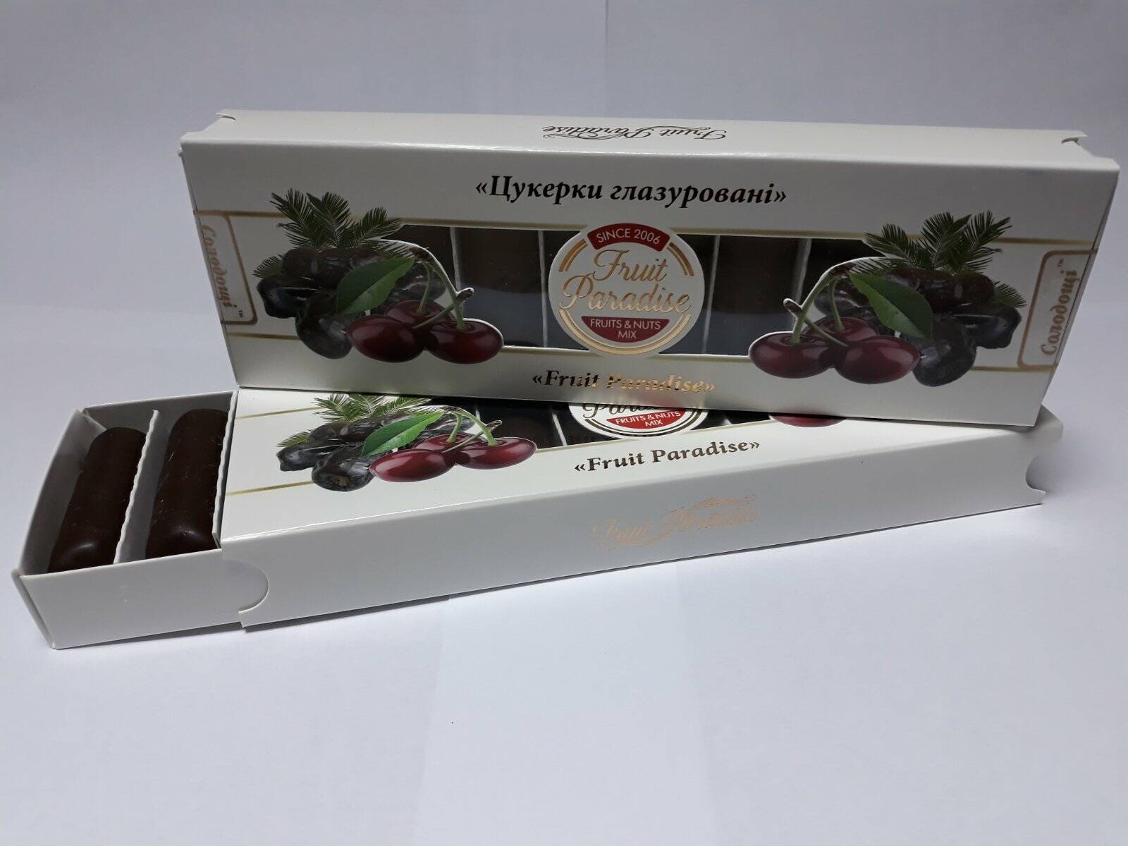 Натуральні цукерки з вишневою начинкою (фото)