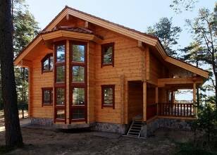 Glued laminated timber - not ceasing trend for building houses!